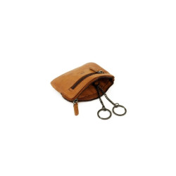 Porte-clef/Portefeuille marron