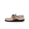 mocassin en cuir beige