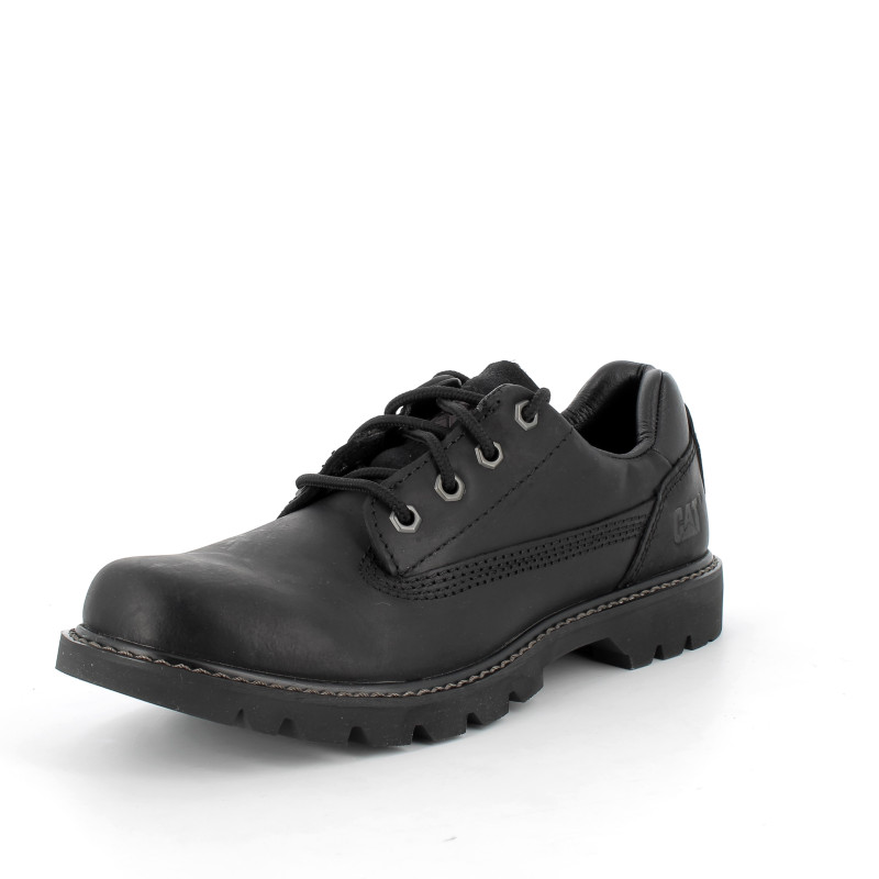 Derbys noires Caterpillar en cuir