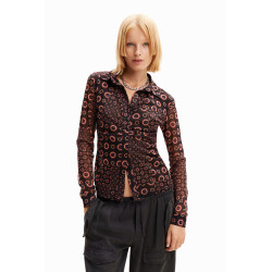 Chemise à manches longues avec motif Desigual