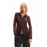 Chemise à manches longues avec motif Desigual