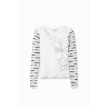 T-shirt avec manches longues rayées Desigual