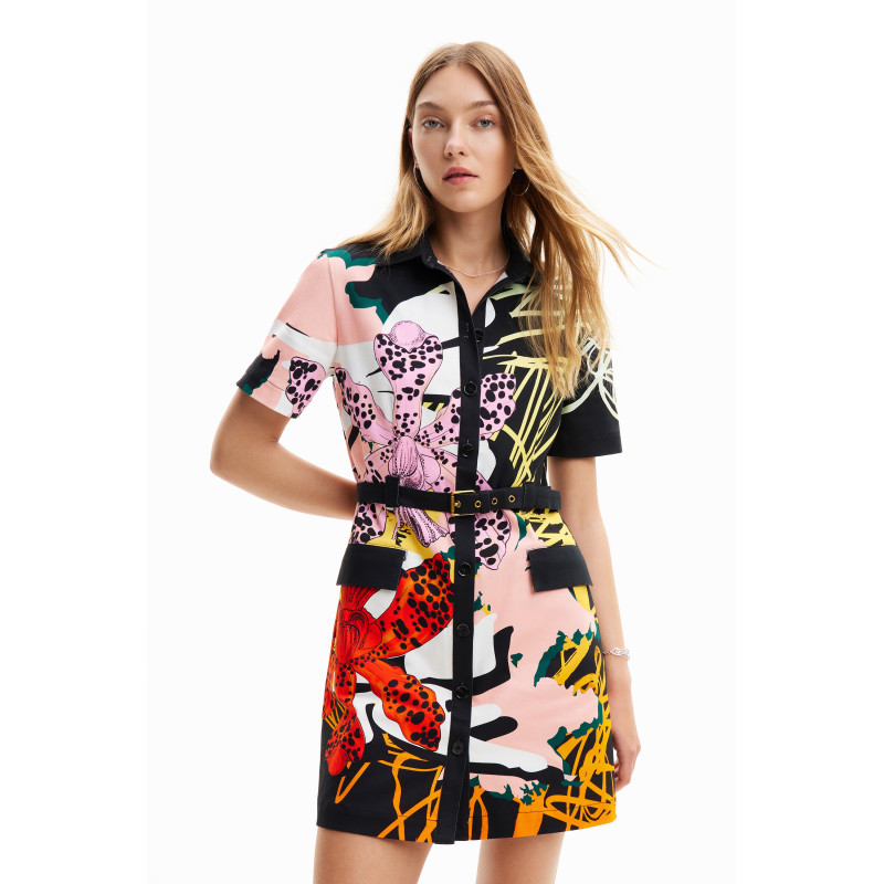 Robe avec motif fleur style contemporain Desigual