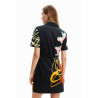 Robe avec motif fleur style contemporain Desigual