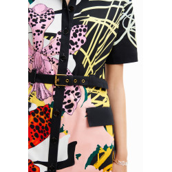 Robe avec motif fleur style contemporain Desigual