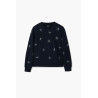 Pull noir en coton Desigual
