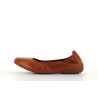 ballerine marron en cuir