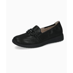 Mocassin Caprice Noir en Cuir