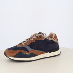 Running Homme Textile Navy et Marron DINBOAT