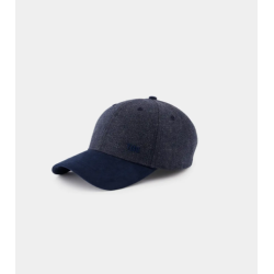 Casquette Homme Velours Côtelé Bleu ULYSCAP