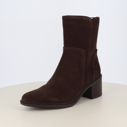 Bottines Regarde le Ciel en Daim Marron