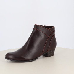 Bottines Regarde le Ciel Stefany Marron en Cuir