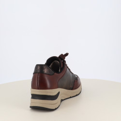 Basket Basse Rieker Marron en Cuir