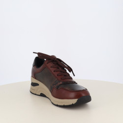 Basket Basse Rieker Marron en Cuir