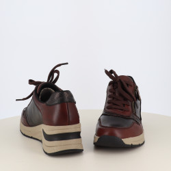 Basket Basse Rieker Marron en Cuir