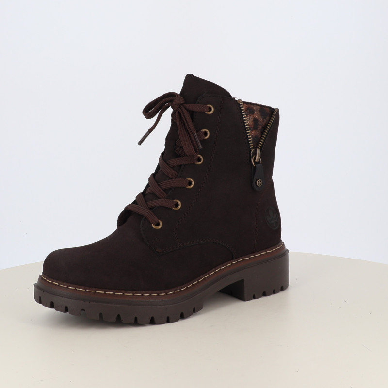 Biker Boots Rieker Marron Foncé