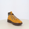Bottes à Lacets Rieker Jaunes en Cuir