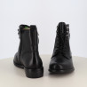 Bottine noire à lacets