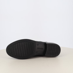 Bottine noire à lacets