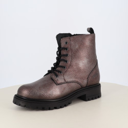 Bottines Cotemer Bronze en Cuir