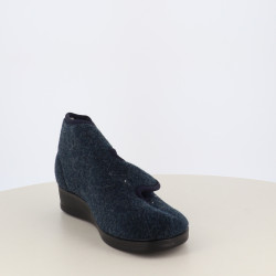 Pantoufles Montantes Femme en Textile