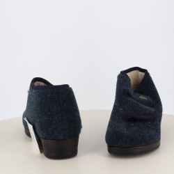 Pantoufles Montantes Femme en Textile