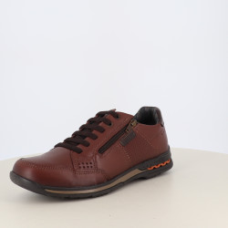 Basket Basse Homme Pegada Marron en Cuir