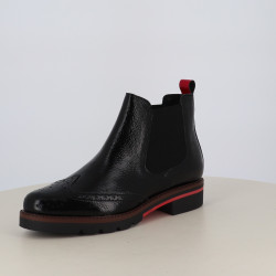 Bottines We Do Noires et Rouges en Naplack