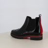 Bottines We Do Noires et Rouges en Naplack