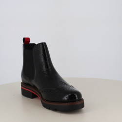 Bottines We Do Noires et Rouges en Naplack
