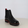 Bottines We Do Noires et Rouges en Naplack
