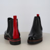 Bottines We Do Noires et Rouges en Naplack