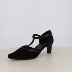 Escarpins Décolletés Geo Reino en Cuir Nubuck