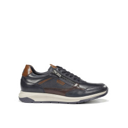 Basket Basse Fluchos en Cuir Noir