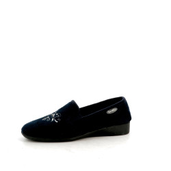 Chaussons bleu marine Semelflex