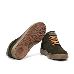 Basket Montante Fluchos en Daim Marron