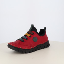 Mocassins Rieker Rouge