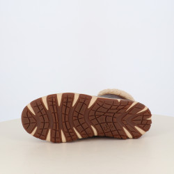 Boots Doublée Feutrine Cuir Marron JANISSA