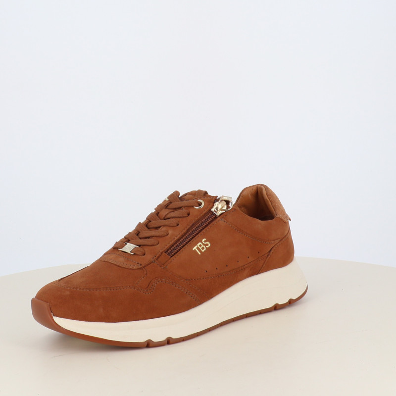 Tennis Doublée Cuir Tan BLONZIP