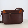 Sac Fushia marron clouté