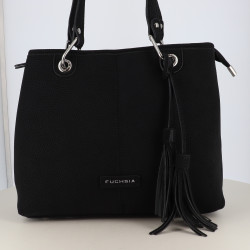 Grand Sac Fushia noir
