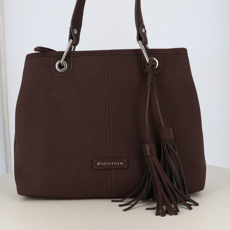 Grand Sac Fushia marron