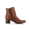 Bottine marron en cuir