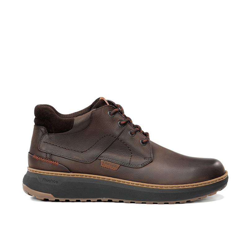 Basket Montante Fluchos en Cuir Marron