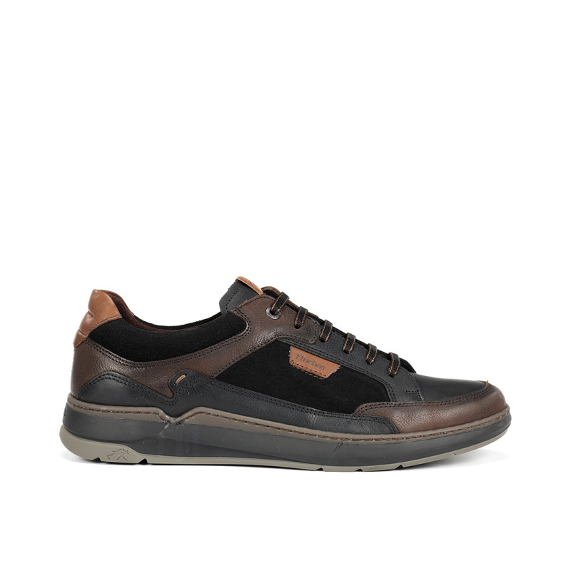 Basket Basse Fluchos en Cuir Marron