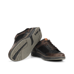 Basket Basse Fluchos en Cuir Marron