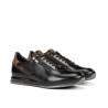 Basket Basse Fluchos en Cuir Noir
