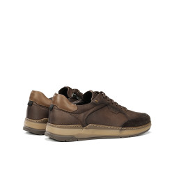 Basket Basse Fluchos en Cuir Marron