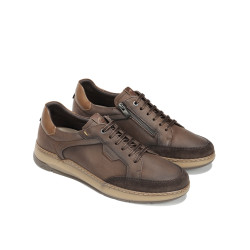 Basket Basse Fluchos en Cuir Marron