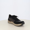 Basket Basse Rieker Noir et Bronze